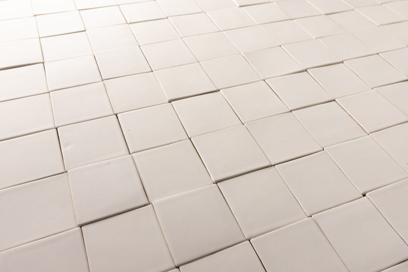 Square Textured Ceramic Tiles for a Country-Inspired Kitchen Ambiance - 8SQ8NB
