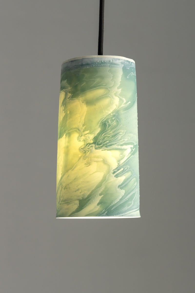 Aqua Porcelain Pendant Light - EMFIJG