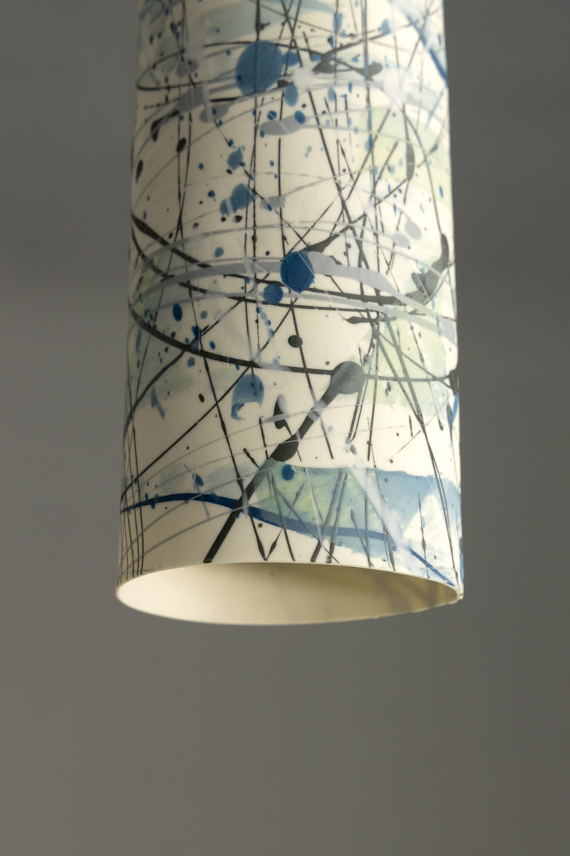 Blue Porcelain Pendant Light - BMFCJH