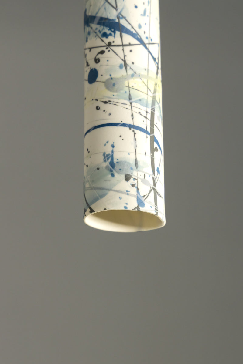 Blue Porcelain Pendant Light - JGAGCD
