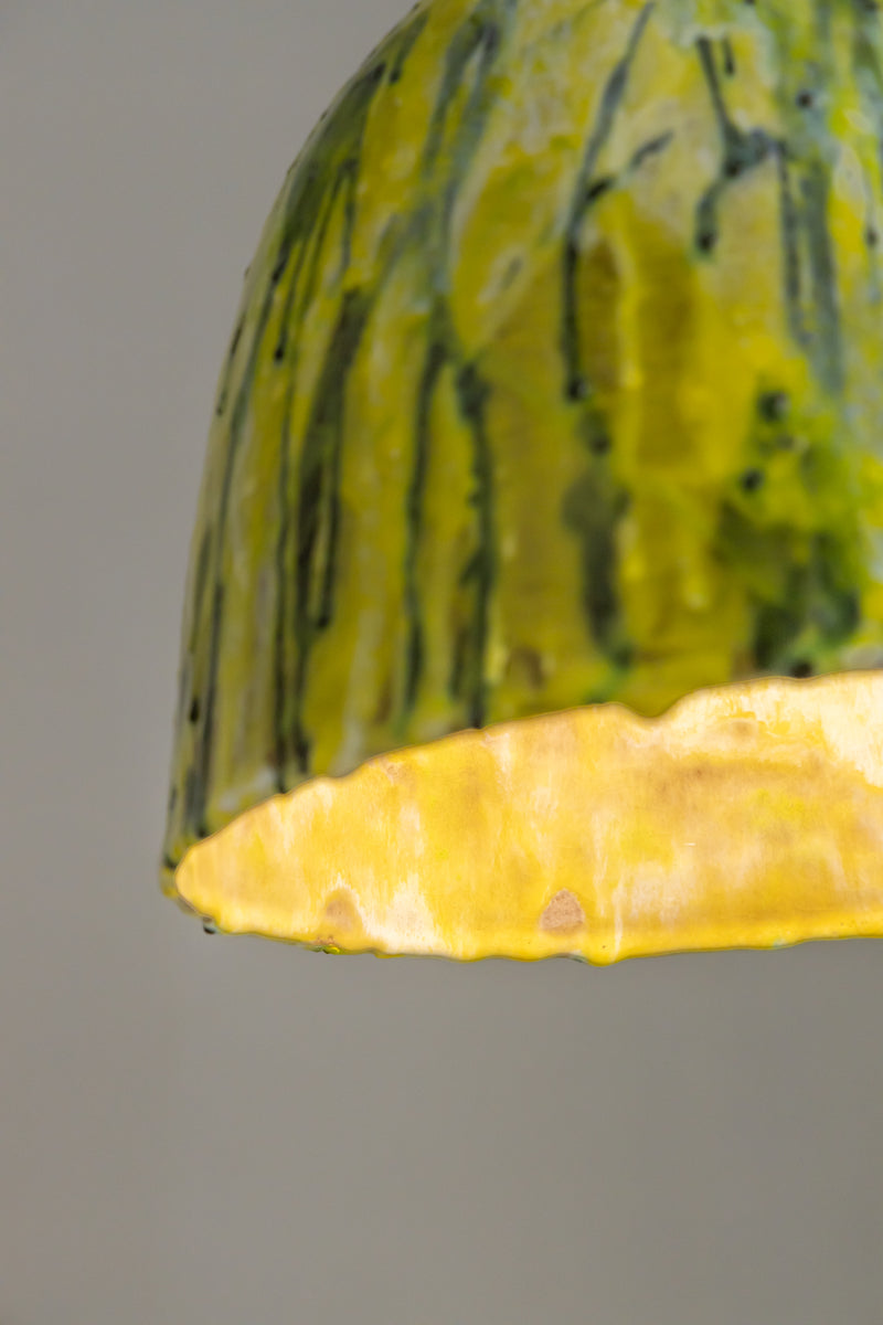 Yellow Ceramic Pendant Light - XTPGUT