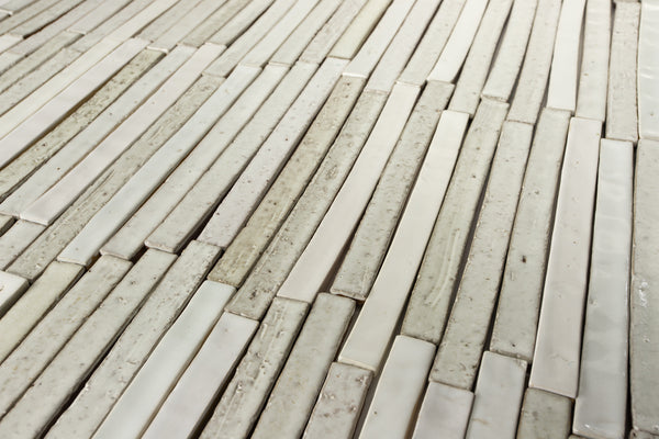 Handmade Warm White Slender Tiles Y7PUWL – VEELVLAK-Frēodōm