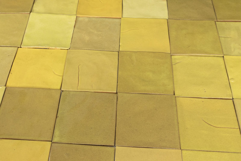 Blend of Yellow Square Tiles 9AS99P 6C
