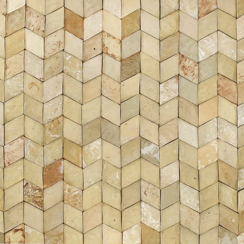 Diamond Tiles Vitrified Marble Mix in Ochre Tones