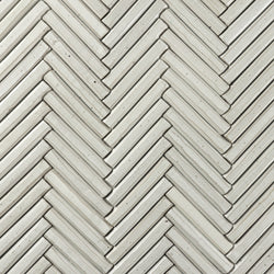 Fluted Faceted Top Tile Beige White FBFY9X 21 C