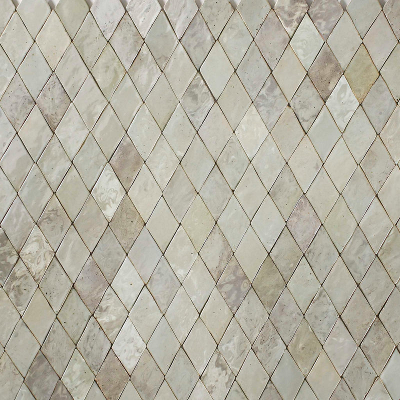 Marbled Diamond Tile Warm Grey Glaze GR5KET 7A