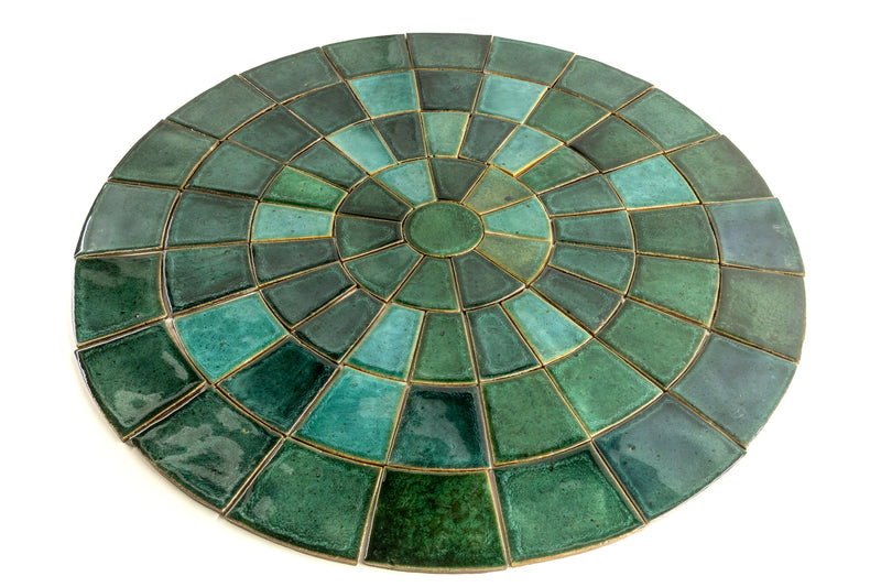 Green Circle Set Tiles - IIGDII