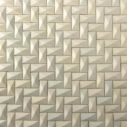 Cream & Light Green Blend 3D Tiles - 0SIJNH-WS
