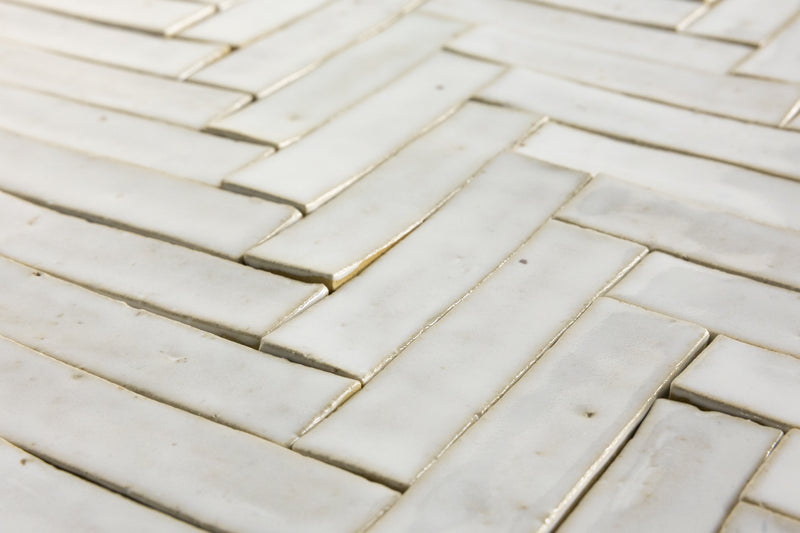 White Rectangular Tiles - 1EXK08-WS