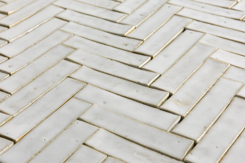 White Rectangular Tiles - 1EXK08-WS