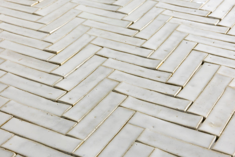 White Rectangular Tiles - 1EXK08-WS