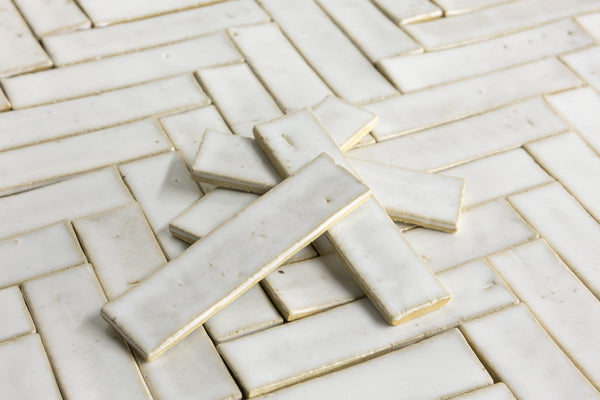 White Rectangular Tiles - 1EXK08-WS