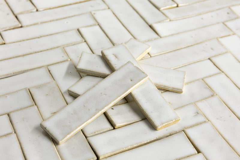 White Rectangular Tiles - 1EXK08-WS