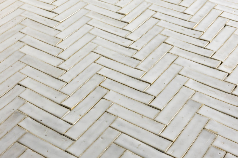 White Rectangular Tiles - 1EXK08-WS