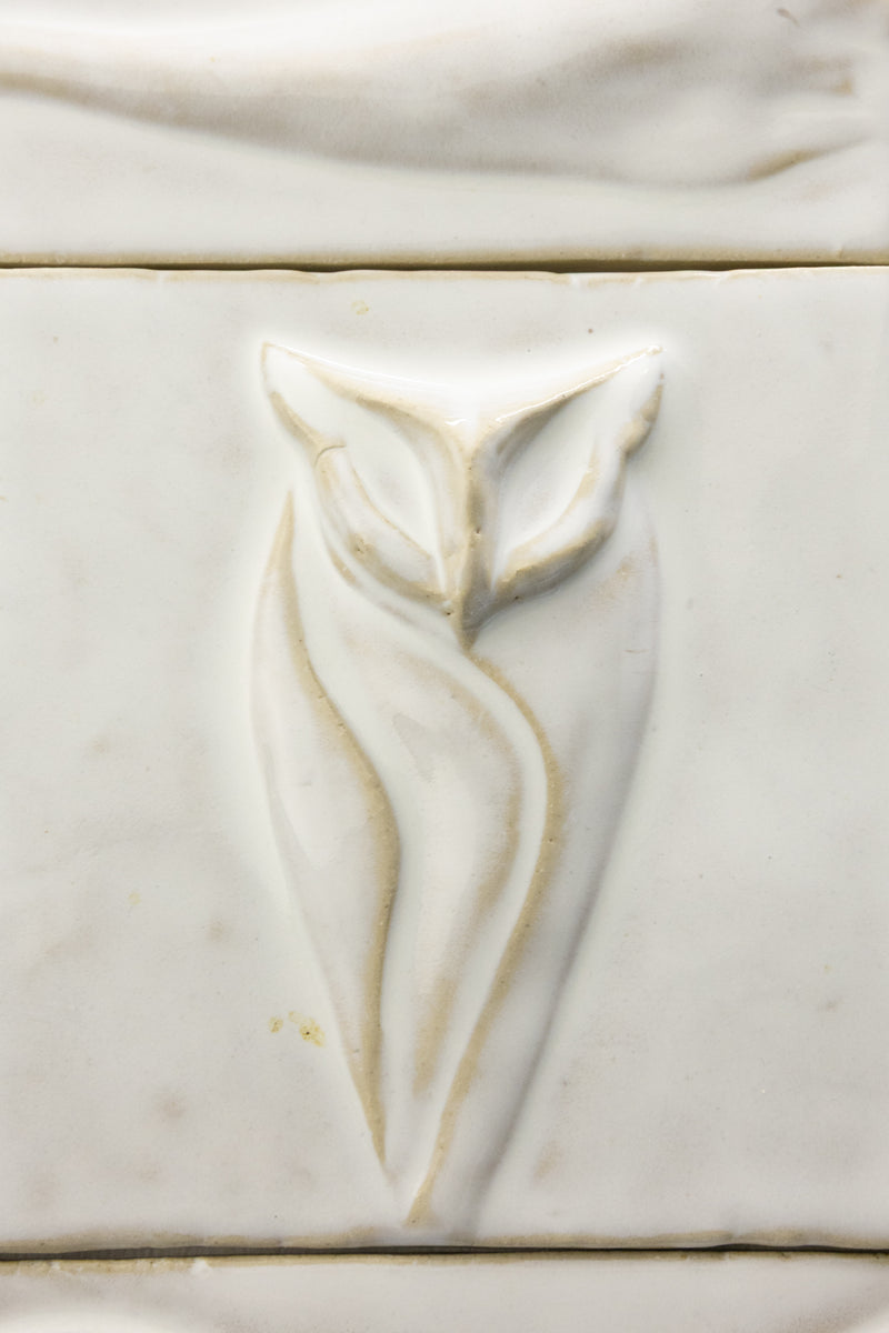 White Sculptural Owl Figure Tiles - 1SQ1NL-WS