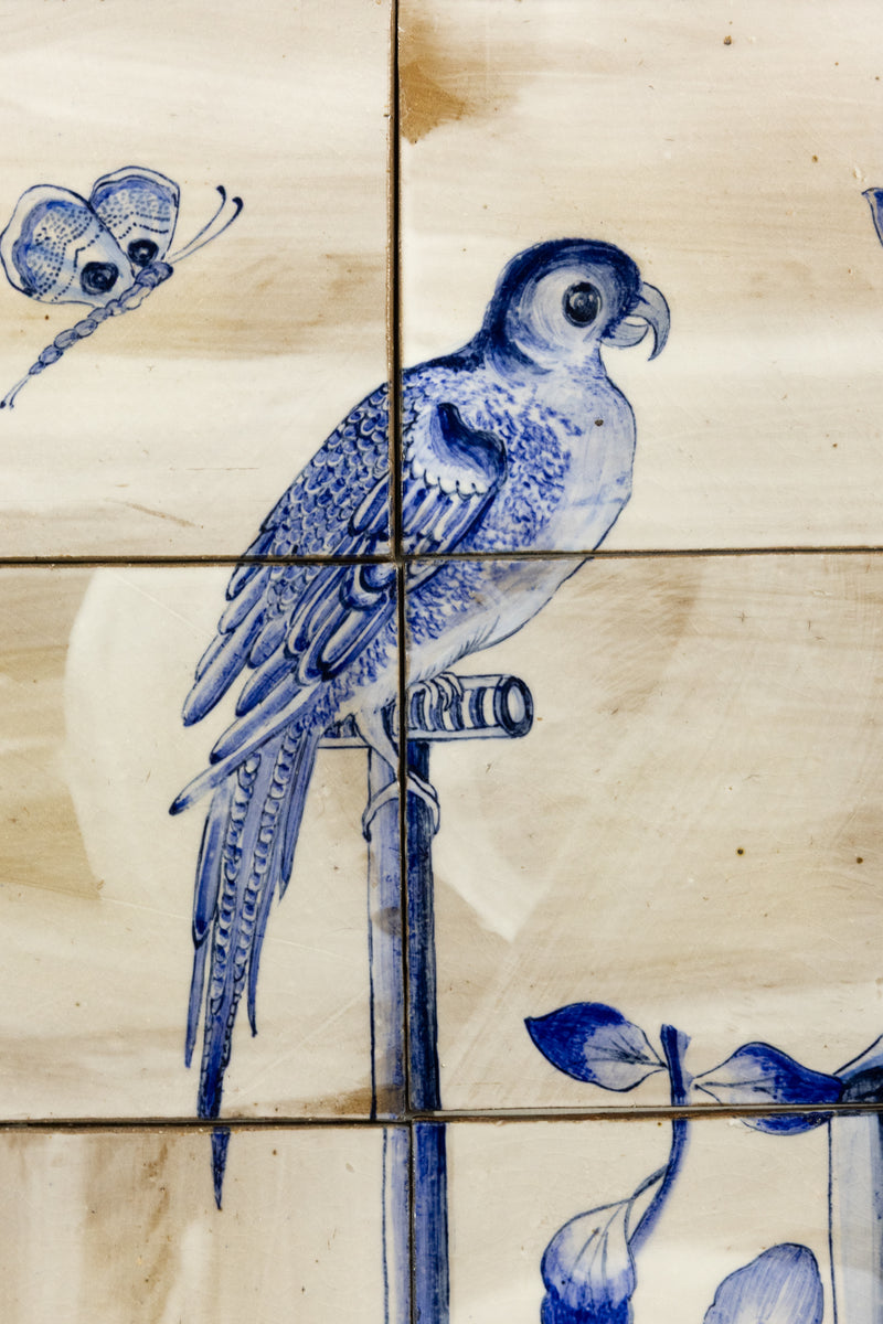 2.134m² Hand-Painted Delft Mural - 4HSFNS