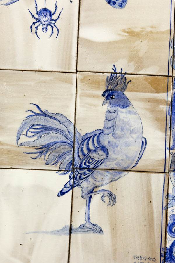 2.134m² Hand-Painted Delft Mural - 4HSFNS