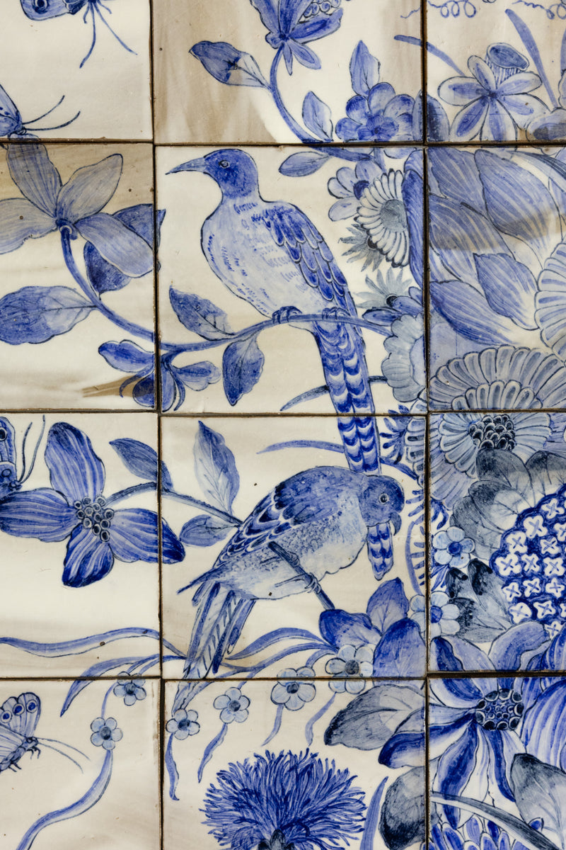 2.134m² Hand-Painted Delft Mural - 4HSFNS