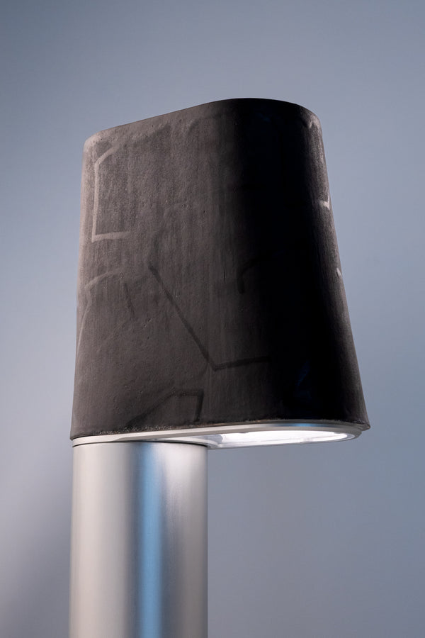 Black Hand-Made Ceramic Outdoor Lantern - 5URFEP