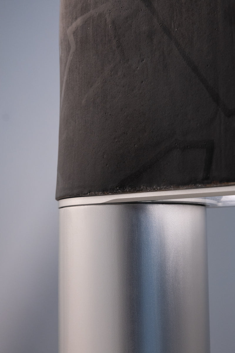 Black Hand-Made Ceramic Outdoor Lantern - 5URFEP