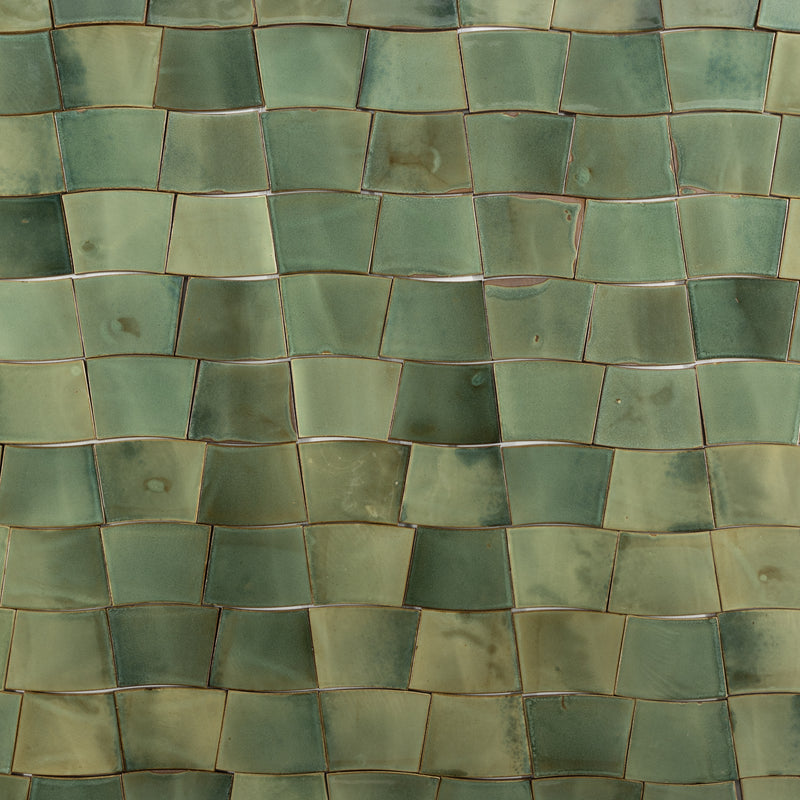 Green Radius Tiles - 76HL5V-WS