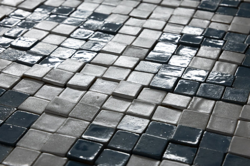 Small Blue & White Mosaic Tiles - 8DWZ4Z-WS