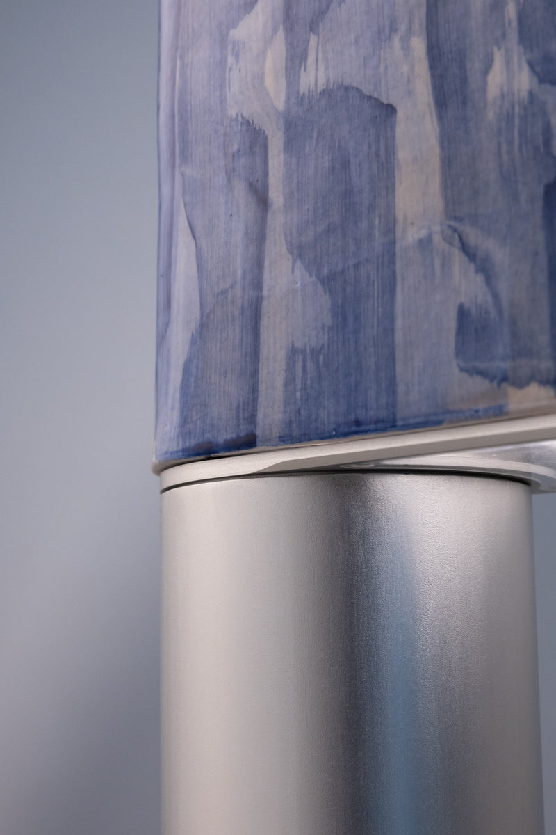 Blue & White Hand-Made Ceramic Outdoor Lantern - 9DZP7S