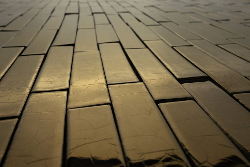 Rectangular Metallic Bronze Tile - 9GQB8L-EX