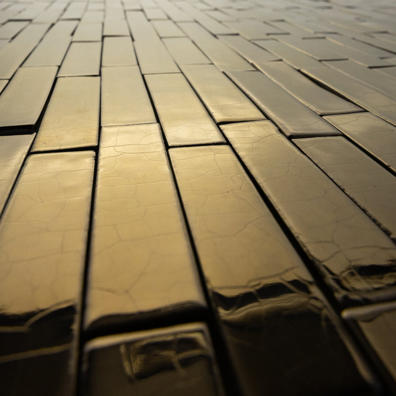 Rectangular Metallic Bronze Tile - 9GQB8L-EX