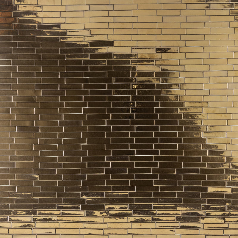 Rectangular Metallic Bronze Tile - 9GQB8L-EX