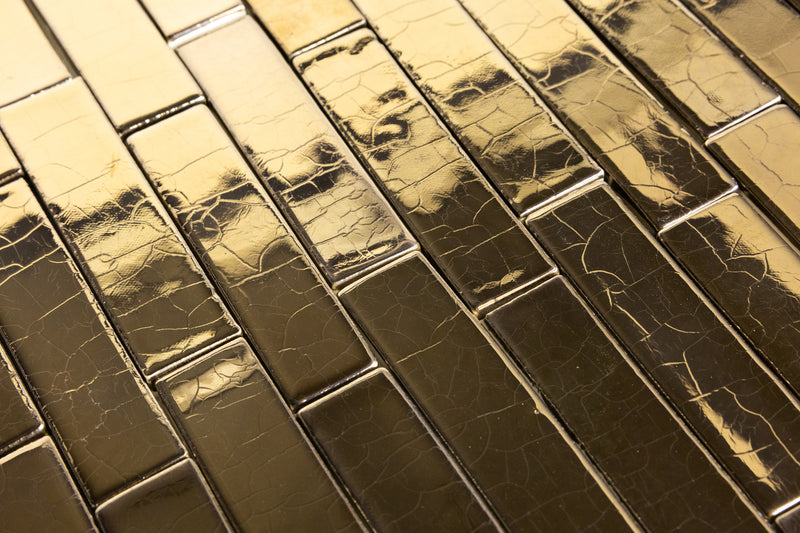 Rectangular Metallic Bronze Tile - 9GQB8L-EX