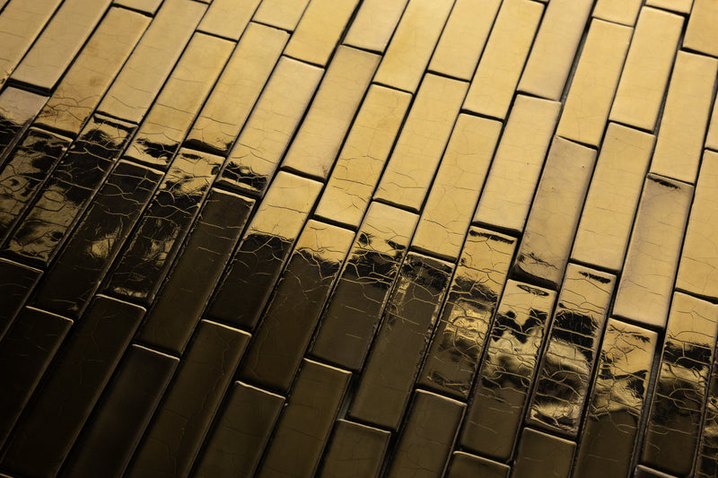 Rectangular Metallic Bronze Tile - 9GQB8L-EX