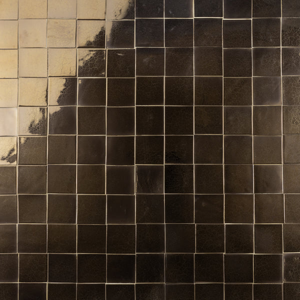 Metallic Square Bronze Tiles - 9M62GY