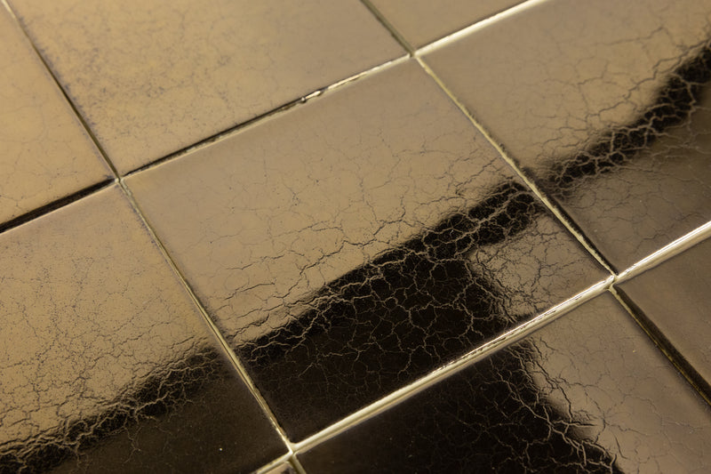 Metallic Square Bronze Tiles - 9M62GY