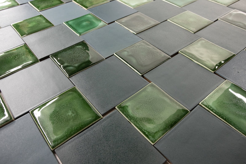 Green & Teal Square Tiles AAANCA