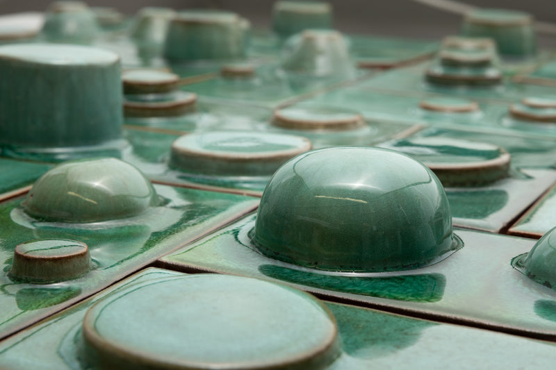 Hand-Made 3D Green Tiles - ACX814-EX