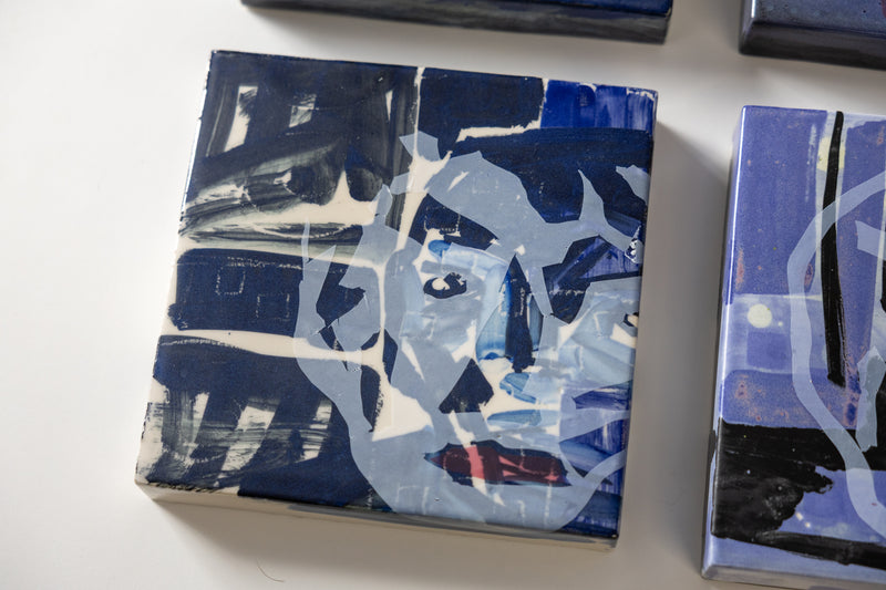 "FACES" by Gerrit Oosthuizen Ceramic Portraits - AE653C