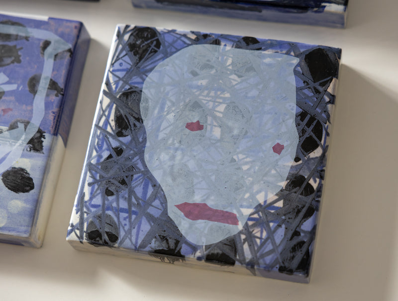 "FACES" by Gerrit Oosthuizen Ceramic Portraits - AE653C