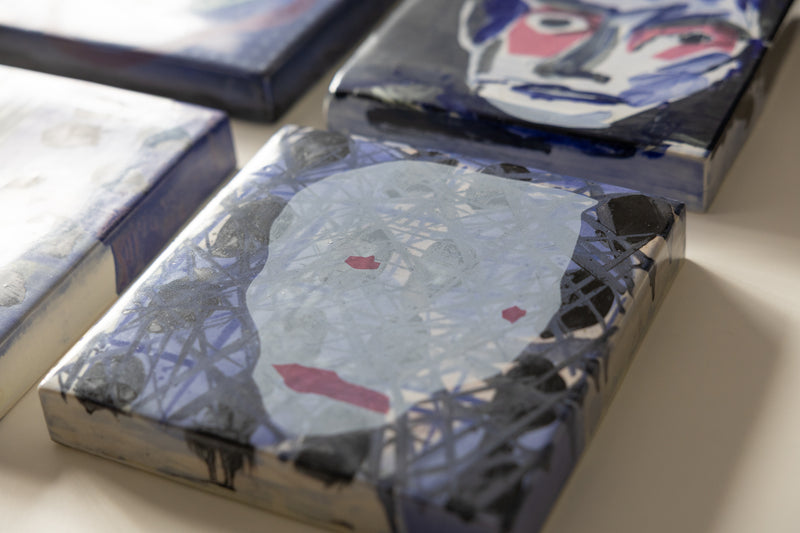 "FACES" by Gerrit Oosthuizen Ceramic Portraits - AE653C