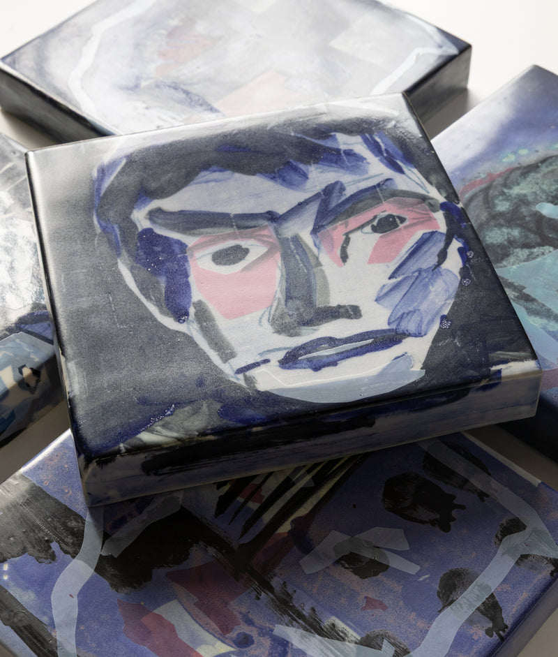 "FACES" by Gerrit Oosthuizen Ceramic Portraits - AE653C