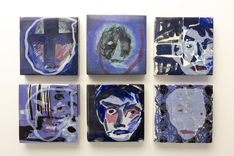 "FACES" by Gerrit Oosthuizen Ceramic Portraits - AE653C