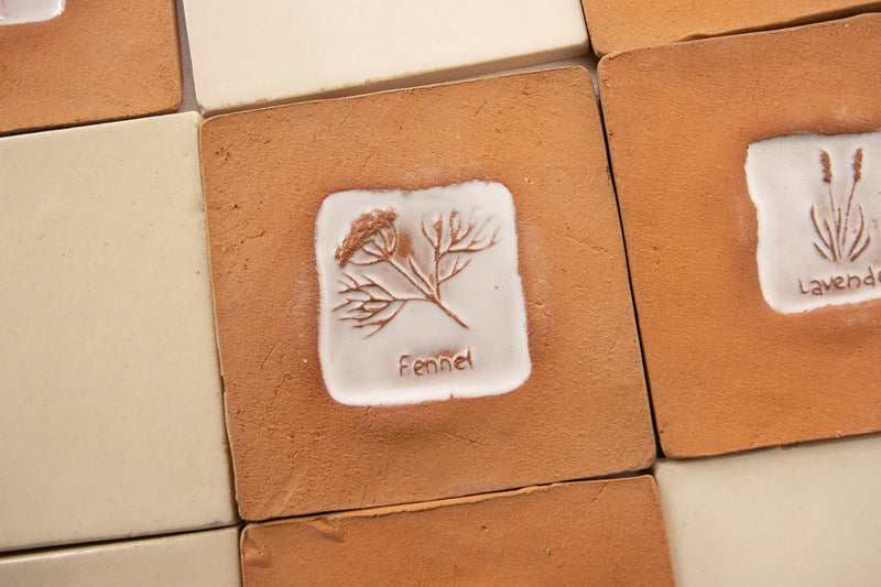 Artisan Spice Themed Terracotta Tiles - AGWLGQ_13D
