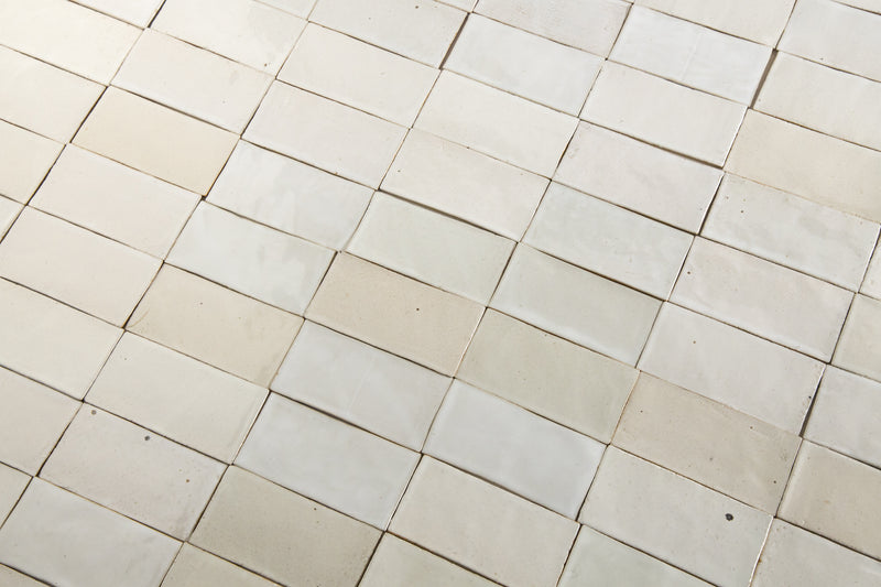 Undulating Off-White Handmade Rectangular Tiles - AKHBMC_Metro_WS