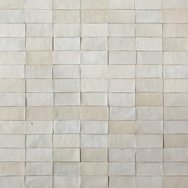 Undulating Off-White Handmade Rectangular Tiles - AKHBMC_Metro_WS