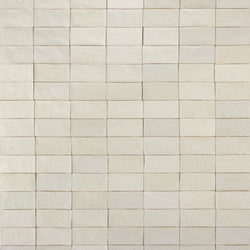 Undulating Off-White Handmade Rectangular Tiles - ALAAFL