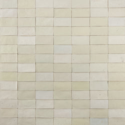 Undulating Off-White Handmade Rectangular Tiles - ALAAFL-WS