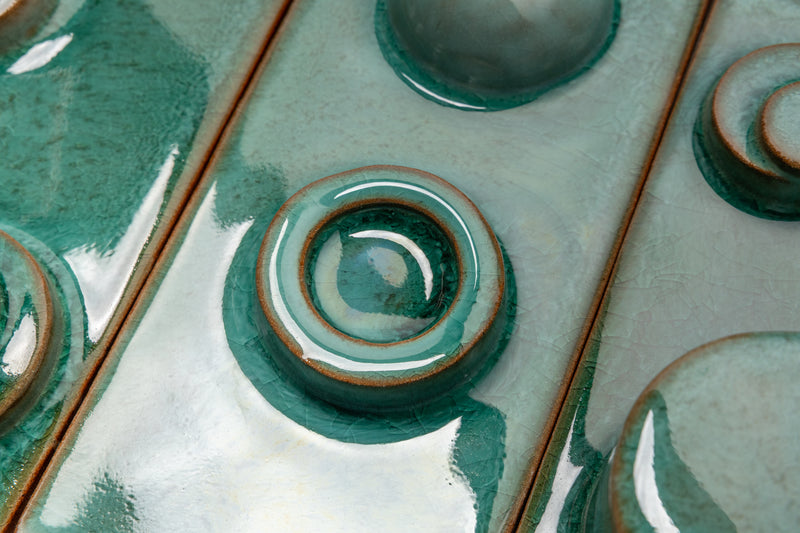 Hand-Made Rectangular 3D Aqua Tiles - B1IGZC-EX