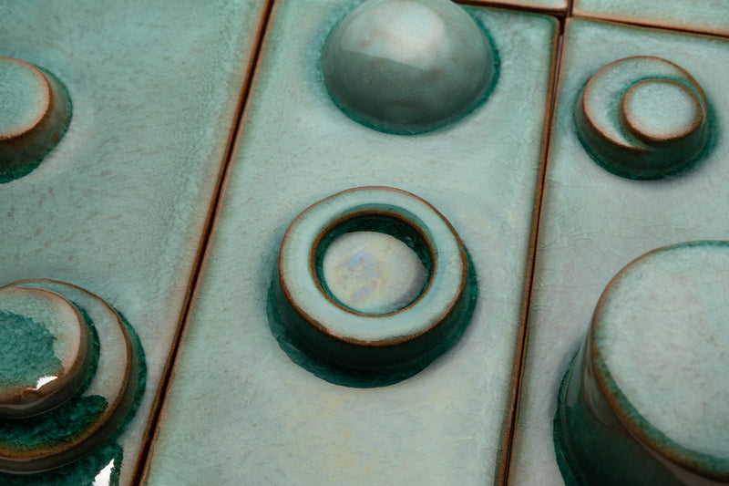 Hand-Made Rectangular 3D Aqua Tiles - B1IGZC-EX
