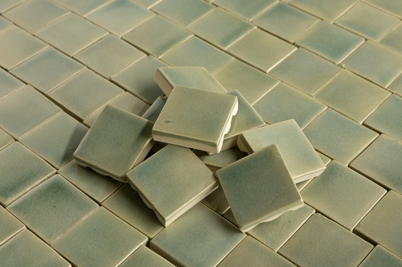 Green Mosaic Tiles - BCJBEH-WS