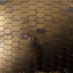 Hexagonal Metallic Glazed Ceramic Tiles - BDADAF-WS